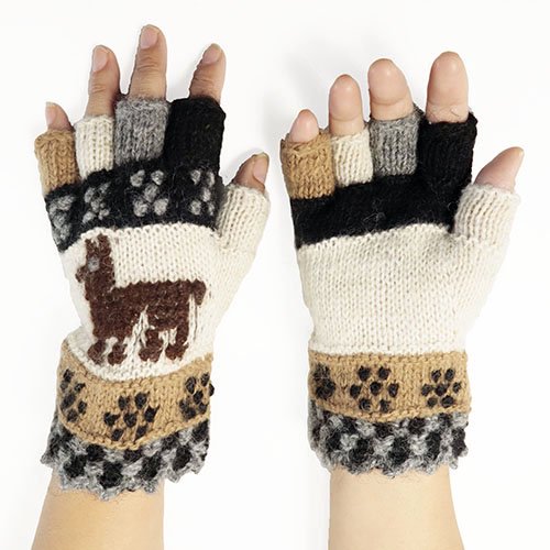 天然アルパカ１００％手袋 ＮＭ500 アルパカ - Nazca Design ナスカ 