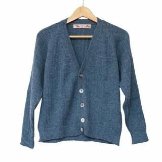 新品未使用 chiclin ベビーアルパカ100% クルーネックカーディガン 新品未使用 chiclin ベビーアルパカ100% クルーネック