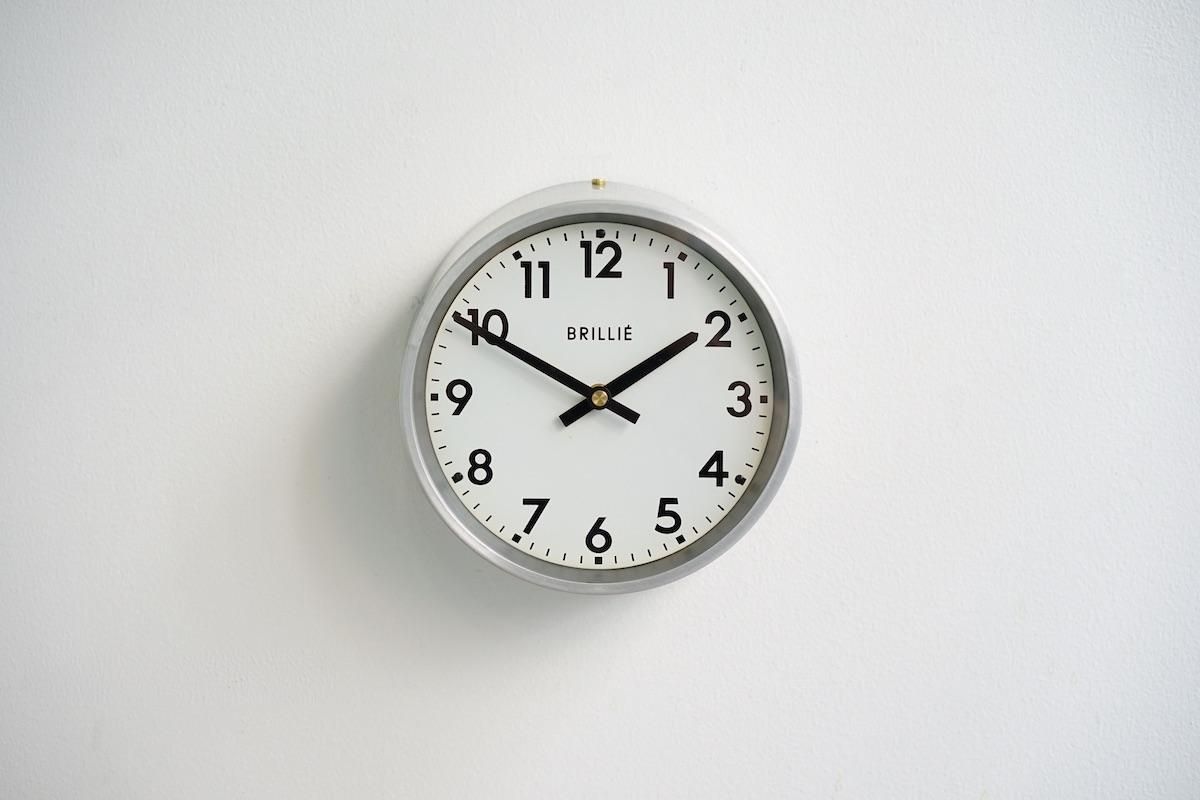 インテリア時計 brillie france vintage wall clock FRANCE antique フランスアンティーク BRILLIE wall clock