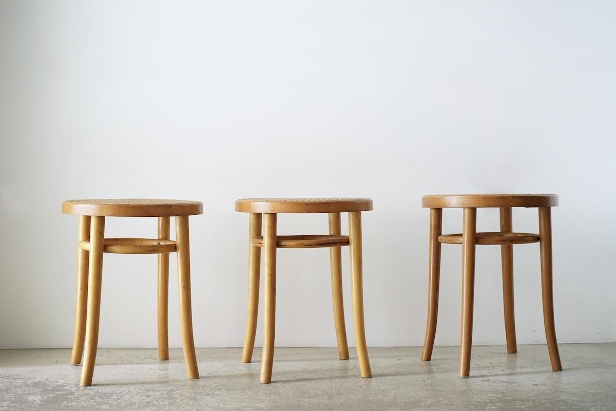 アンティーク スツール フランス 検THONET TON アアルト THONET STOOL - atelier27