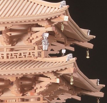 1/70法隆寺五重塔　桧仕様 - 小林工芸