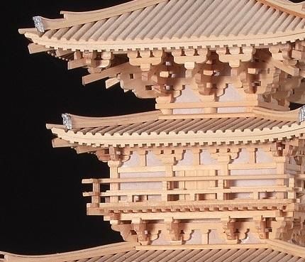 1/70薬師寺東塔】桧 - 小林工芸 1/70薬師寺東塔】桧 - 小林工芸