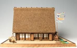 小林工芸 飛騨の合掌造り 匠の技 木製建築模型 白川郷（合掌造り）