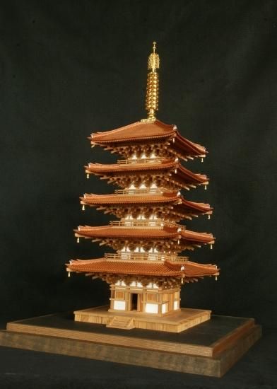 1/70醍醐寺五重塔 - 小林工芸 1/70醍醐寺五重塔 - 小林工芸