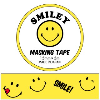 スマイリーマスキングテープ【イエロー】 TS-28