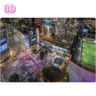 3Dポストカード【渋谷スクランブル交差点】 C03-PP-49