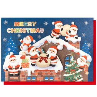 クリスマスハンドメイドカード【ハウス】 CMG-559