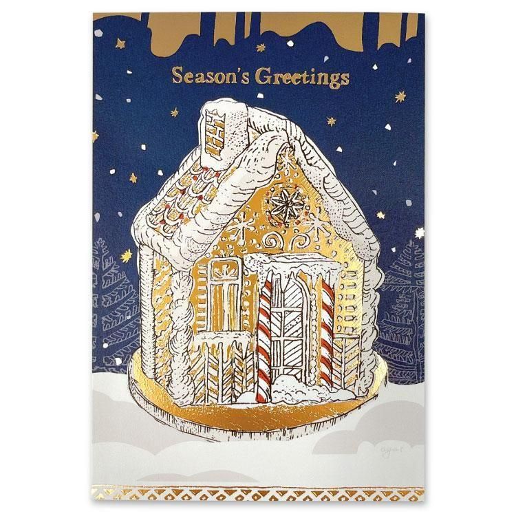 いのうえ彩クリスマスポストカード ヘクセンハウス CMP-419