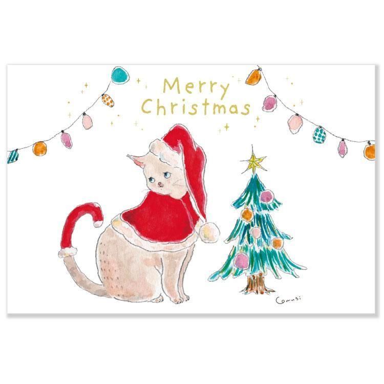 クリスマストコロコムギポストカード サンタ CMP-424