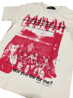 CHARLES MANSON(㡼륺ޥ󥽥)T-shirts / natural BODY /RED