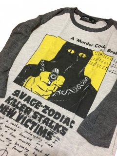 ZODIAC KILLER(ǥå顼) T-shirts/ raglan sleeve BODY 