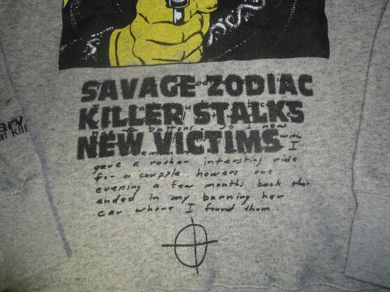 ZODIAC KILLER(ゾディアックキラー) sweat shirts - larva