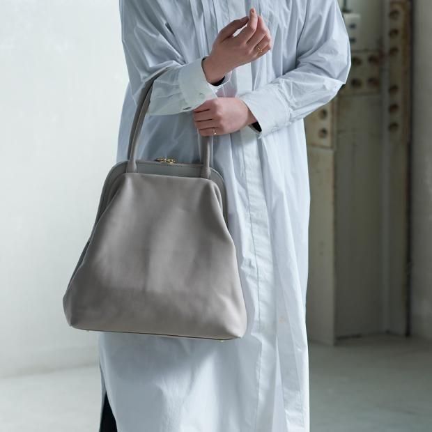 がま口っぽいレザートート | Ense - Ense Online Shop