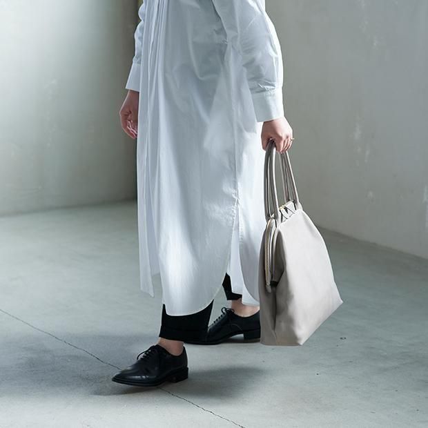 がま口っぽいレザートート | Ense - Ense Online Shop