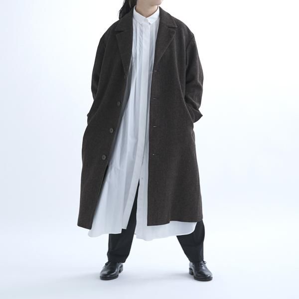 MOON社製 Unisex Coat | 1/9シェットランドウール素材 - Ense