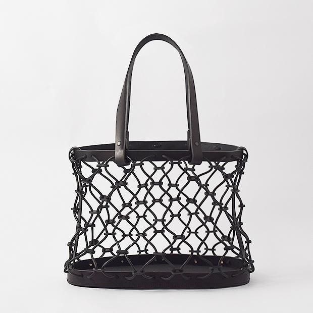 kago tote用のカゴ | 革紐で編んだ革カゴバッグ - Ense Online Shop