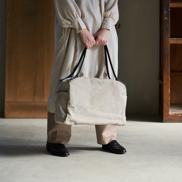 Linen Rover Boston | 冒険家気分で楽しむボストンバッグ - Ense