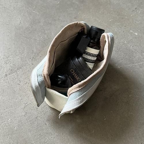 nova pouch S | 開けっ放しポーチ | ゴートレザー - Ense Online Shop
