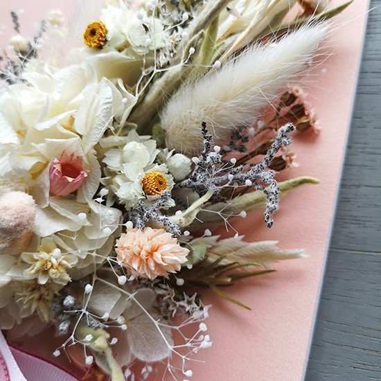 結婚式　ウェルカムボード　スワッグ　両親贈呈 ドライフラワー 花束　ブリザーブドフラワー