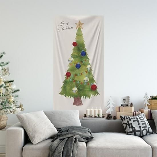クリスマス タペストリー もみの木 クリスマスタペストリー クリスマス タペストリー もみの木 クリスマスタペストリー