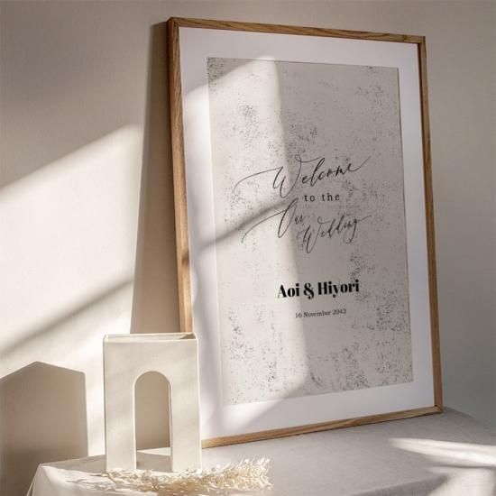 ウェルカムボード #a □picktap's gallery□HO-ZUE/ウェルカムボード/A2サイズ