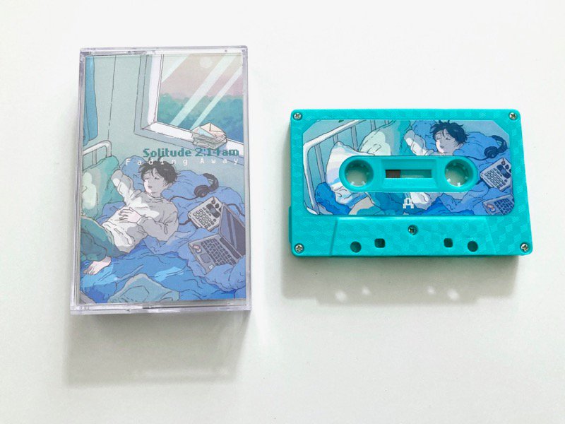 Solitude 2:14am - Fading Away Cassette Tape Miles Apart Records