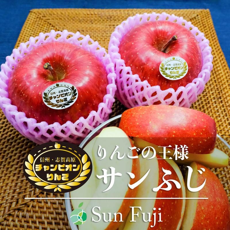 最高級品 サンふじ チャンピオンりんご 糖度16度前後 贈答用 約