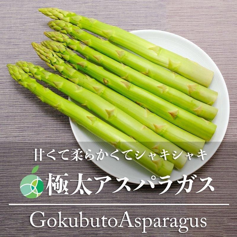 極太アスパラガス グリーンアスパラガス 約300g 3L-4L 4-6本 極太アスパラガス グリーンアスパラガス 約300g 3L-4L 4-6本