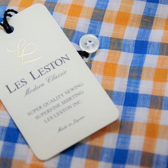 送料無料】 J27 LES LESTON シップス 長袖コットン ノーカラーシャツ