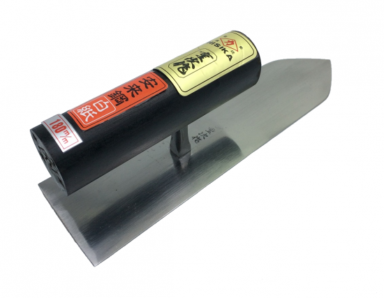 本焼白紙仕上げ鏝180mm(梶原鏝製作所),ヒシカ鏝,HISIKA鏝,左官道具