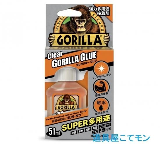 ゴリラグルー クリア/51ml,左官道具・外構道具・建築道具屋 こ