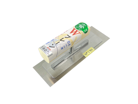 【安心発送】 Wプレーン鏝/ステン角コテ0.4mm厚/角柄 ,左官道具・外構道具 メンテナンス