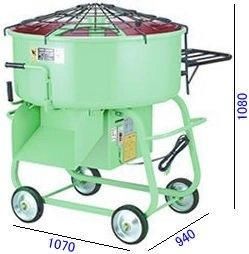鉄製モルタルミキサー5.0切/脚高タイプ｛代引き不可｝マゼラー,左官