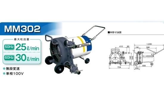 スクイズポンプ(モルタルポンプ)MM302,左官道具・外構道具 スクイズポンプ(モルタルポンプ)MM302,左官道具・外構道具