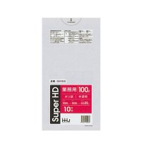 HHJ GH103 ポリ袋100L 半透明 0.02　【500枚入り】（10枚×50冊）