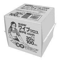 フジスーパーワイプクロス ホワイト　【1200枚入り】（100枚×12箱）