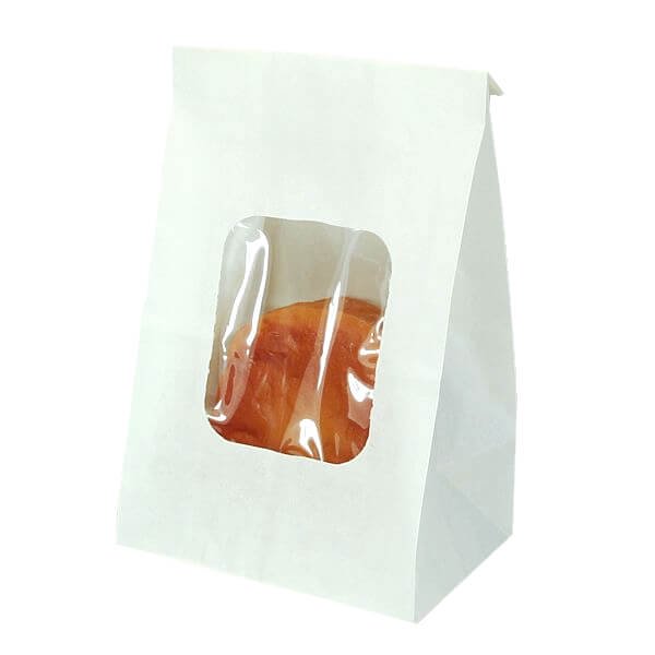 激安】窓つき食品対応袋 ルックバッグ No.2S ムジ 業務用消耗品の激安通販