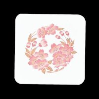 遊膳 CO-19 花雅コースター 角 桜　【100枚入り】