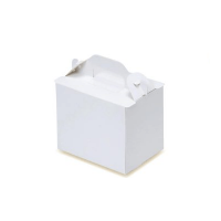 安い！手提ケーキ函 105折OPL-ホワイト（折り式組立） 3×4　【400枚入り】8,448円(税込)