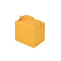 安い！手提げケーキ箱 105折OPL-オレンジ（折り式組立） 3×4　【400枚入り】9,581円(税込)