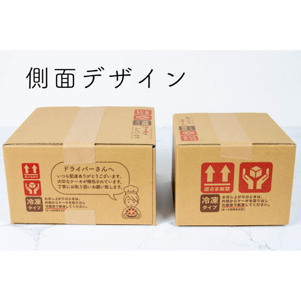 パッケージ中澤 冷凍ケーキ宅配梱包キット デコ配セット 4号・4.5号 