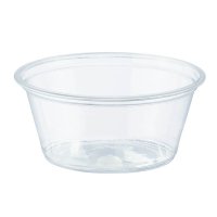 HEIKO 透明デザートカップA-PET 3.25オンス（約100ml） 浅型 透明　【3000個入り】（50個×60）