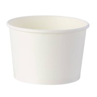 HEIKO アイスカップ 10オンス（約300ml） ホワイト 本体/蓋　【1000個入り】（50個×20）