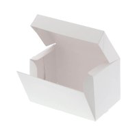 HEIKO サイドオープンケーキ箱 2号 白 ケーキ4個用　【300枚入り】（10枚×30）