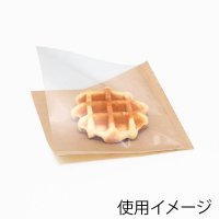 HEIKO 片面透明バーガー袋 15-15 未晒無地　【5000枚入り】（100枚×50）