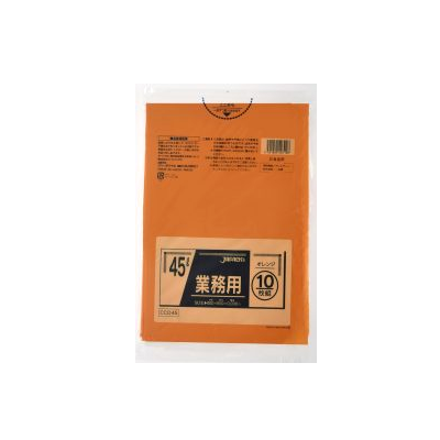 激安】ジャパックス CCD45 ゴミ袋 カラーポリ袋45Lオレンジ 0.03 LLDPE - 業務用消耗品の激安通販 びひん.shop