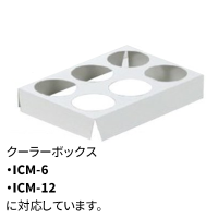 安い！アイスクリームカップホルダー 6ツ穴 ICM-662　【630枚入り】19,107円(税込)