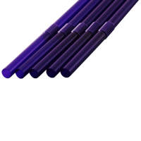 安い！No.495 フレックスストロー 6mm×21cm 包装なし 紫　【500本×20箱】11,396円(税込)