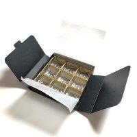 安い！チョコレート箱 トリフカートン 黒 9ヶ用　【100枚入り】9,185円(税込)