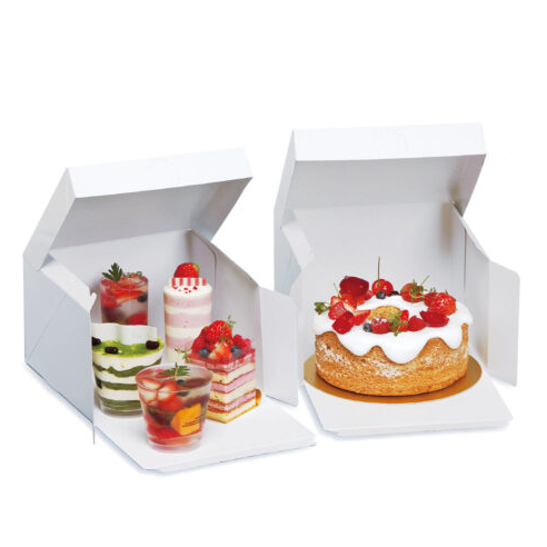 ケーキサービス箱 ロックBOX 120 プレス 140　【200枚入り】 10,780円(税込)